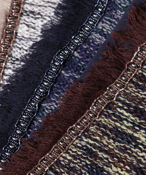 Another Edition（アナザーエディション）の「AE[A]KNIT×CUT DOCKING PO（ニット/セーター・レディース・オフホワイト/ダークグレー/ネイビー・フリー）」の11枚目の写真