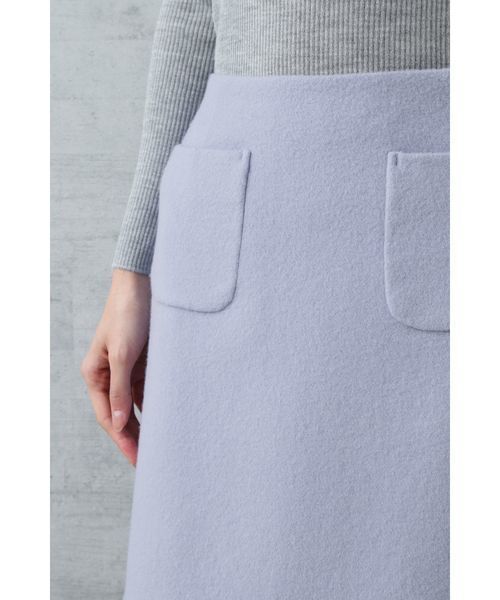 NATURAL BEAUTY BASIC（ナチュラルビューティーベーシック）の「【雑誌掲載】ウールビーバースカート（スカート・レディース・ピンク/ブルー/ベージュ系その他・SMALL/MEDIUM/X-SMALL）」の18枚目の写真