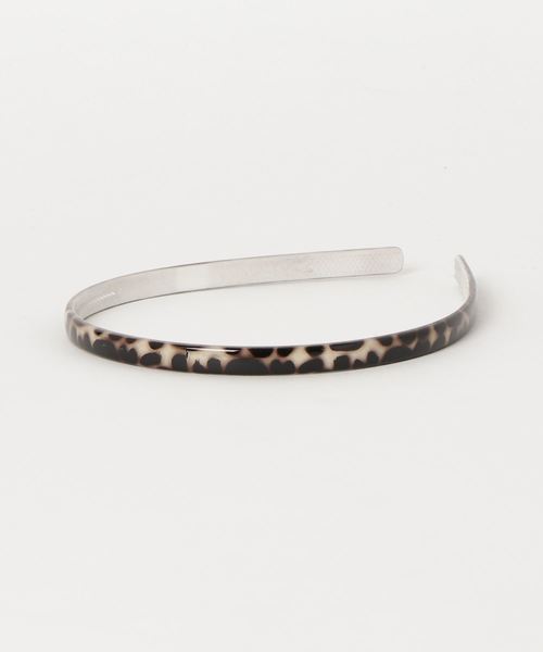 Fun & Daily（ファンアンドデイリー）の「F&D : ナローレオパードカチューシャ（カチューシャ・レディース・ブラック/ベージュ/ブラウン/グレー・FREE）」の6枚目の写真