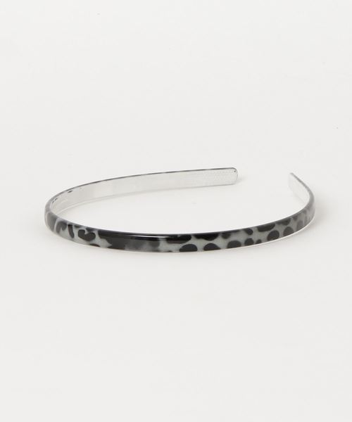 Fun & Daily（ファンアンドデイリー）の「F&D : ナローレオパードカチューシャ（カチューシャ・レディース・ブラック/ベージュ/ブラウン/グレー・FREE）」の8枚目の写真