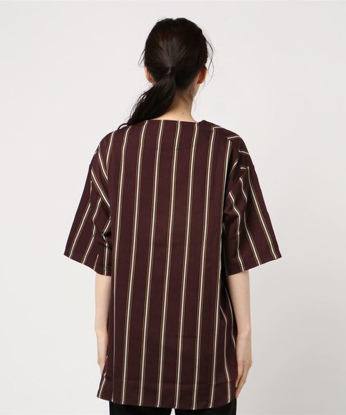 ARCHIVER(アーカイバ)の「【Ir】レジメンプルオーバーシャツ(シャツ/ブラウス・レディース・ブラック/ネイビー/ワインレッド・MEDIUM/LARGE)」の5枚目の写真