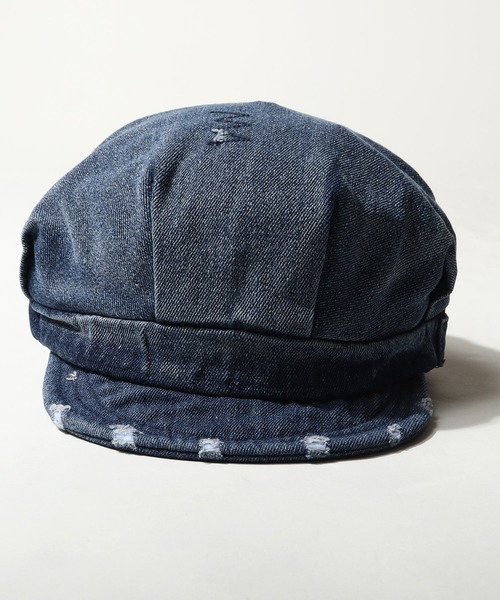 FUNALIVE（ファンアライブ）の「ピグメント染めキャスケット（キャスケット・メンズ・ブラック/ネイビー/ブラウン/ブラック系その他/オリーブドラブ/ダークネイビー・FREE）」の9枚目の写真