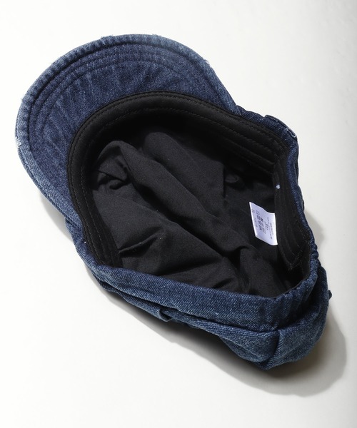 FUNALIVE（ファンアライブ）の「ピグメント染めキャスケット（キャスケット・メンズ・ブラック/ネイビー/ブラウン/ブラック系その他/オリーブドラブ/ダークネイビー・FREE）」の7枚目の写真