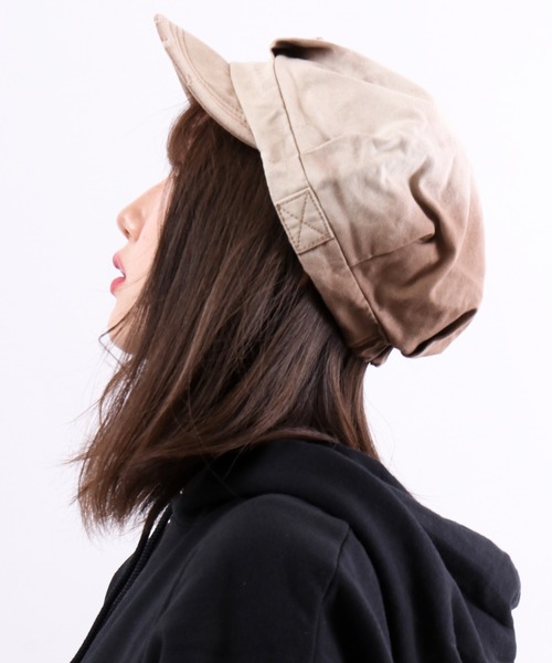 FUNALIVE（ファンアライブ）の「ピグメント染めキャスケット（キャスケット・メンズ・ブラック/ネイビー/ブラウン/ブラック系その他/オリーブドラブ/ダークネイビー・FREE）」の18枚目の写真