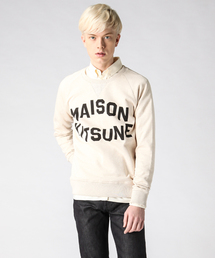 Maison Kitsune | R-NECK SWEATER W/ PRINT(スウェット)