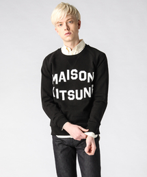 Maison Kitsune | R-NECK SWEATER W/ PRINT(スウェット)