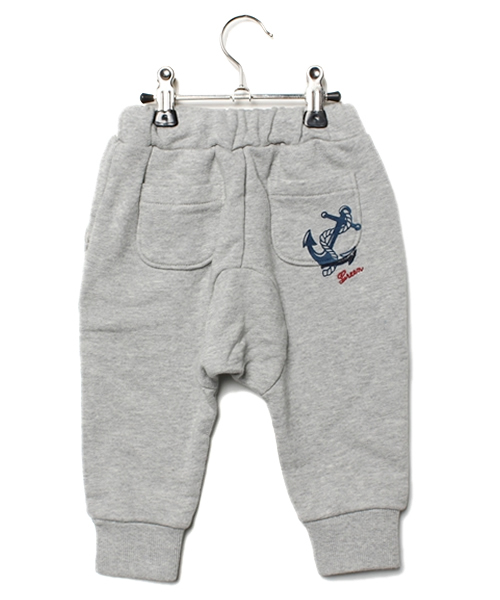 green label relaxing（グリーンレーベルリラクシング）の「【BABY】ウラケ リブツキ マリンパンツ ◆（その他ベビー用品・キッズ・グレー/コバルトブルー・85cm/75cm）」の4枚目の写真
