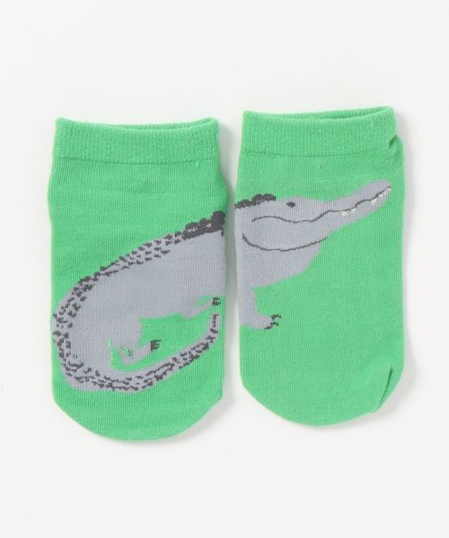 SESTO（セスト）の「gu19ss/KID'S WPOPスニーカー丈ソックス（ソックス/靴下・キッズ・レッド/イエロー/グリーン/ライトブルー/ブルー/ネイビー・16-18cm）」の2枚目の写真