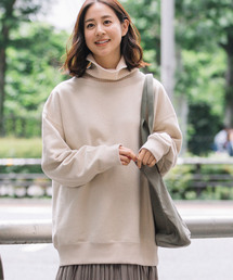 Munich | 裏毛×ニットリブ　タートルネックスウェットプルオーバー(スウェット)