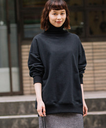 Munich | 裏毛×ニットリブ　タートルネックスウェットプルオーバー(スウェット)