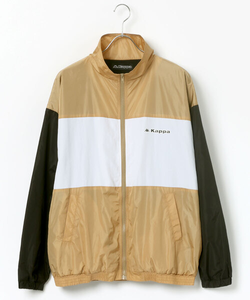 Kappa(カッパ)の「Kappa/カッパ オーバーサイズ トラックジャケット/ナイロンジャケット(ナイロンジャケット・メンズ・ブラック/ベージュ/ネイビー/ブラック系その他/ベージュ系その他/ブルー系その他/パープル系その他/パープル/ブラック系その他3/ブラック系その他2・M/L/XL)」の7枚目の写真