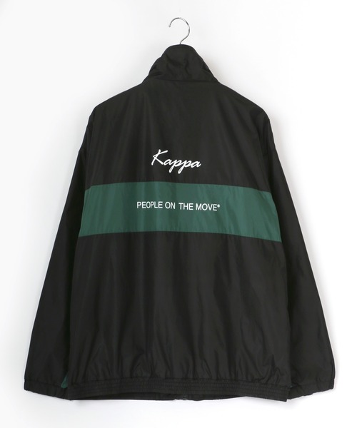 Kappa(カッパ)の「Kappa/カッパ オーバーサイズ トラックジャケット/ナイロンジャケット(ナイロンジャケット・メンズ・ブラック/ベージュ/ネイビー/ブラック系その他/ベージュ系その他/ブルー系その他/パープル系その他/パープル/ブラック系その他3/ブラック系その他2・M/L/XL)」の5枚目の写真