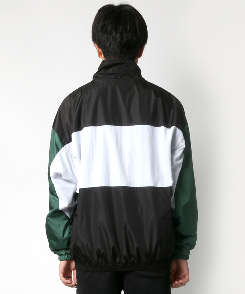 Kappa(カッパ)の「Kappa/カッパ オーバーサイズ トラックジャケット/ナイロンジャケット(ナイロンジャケット・メンズ・ブラック/ベージュ/ネイビー/ブラック系その他/ベージュ系その他/ブルー系その他/パープル系その他/パープル/ブラック系その他3/ブラック系その他2・M/L/XL)」の16枚目の写真