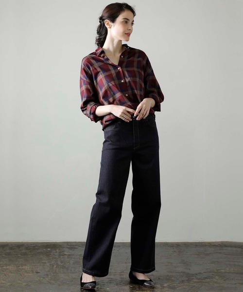 エトレ✖️YANUK ストレートパンツ　インディゴ エトレ✖️YANUK ストレートパンツ インディゴ エトレ✖️YANUK