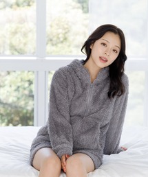 Dita | ふわふわマシュマロシャギールームウェア(パーカー&ショートパンツset)(ルームウェア/パジャマ)