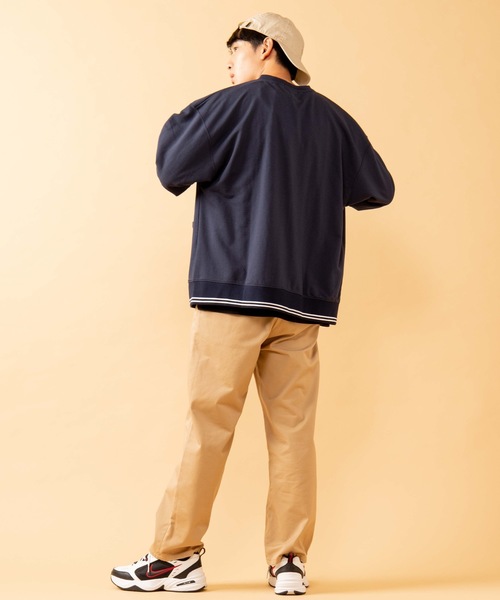 WEGO（ウィゴー）の「∴WEGO/PERSON’S別注ワッペンカーディガン（カーディガン/ボレロ・メンズ・ネイビー/ダークグリーン・MEDIUM/LARGE）」の7枚目の写真