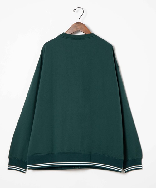 WEGO（ウィゴー）の「∴WEGO/PERSON’S別注ワッペンカーディガン（カーディガン/ボレロ・メンズ・ネイビー/ダークグリーン・MEDIUM/LARGE）」の6枚目の写真