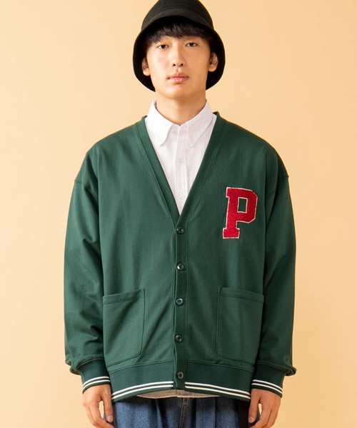 WEGO（ウィゴー）の「∴WEGO/PERSON’S別注ワッペンカーディガン（カーディガン/ボレロ・メンズ・ネイビー/ダークグリーン・MEDIUM/LARGE）」の10枚目の写真