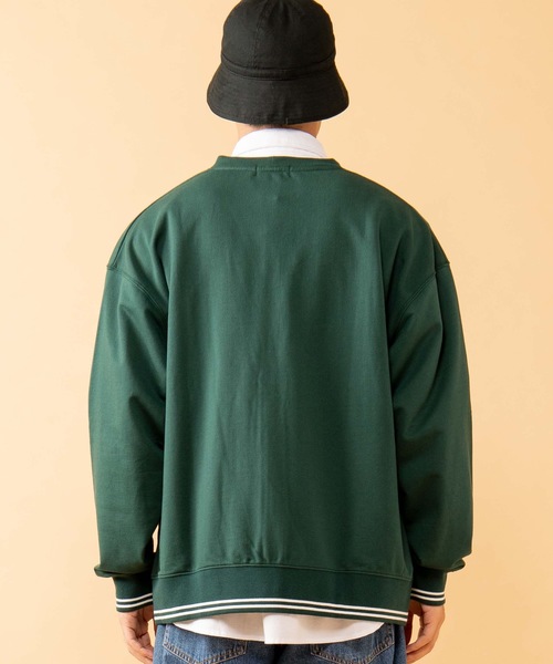 WEGO（ウィゴー）の「∴WEGO/PERSON’S別注ワッペンカーディガン（カーディガン/ボレロ・メンズ・ネイビー/ダークグリーン・MEDIUM/LARGE）」の13枚目の写真