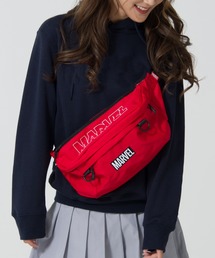 MARVEL | 【MARVEL/マーベル】大容量 ボックスロゴ ウエストバッグ(ボディバッグ/ウエストポーチ)