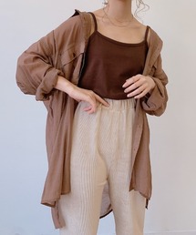 シアーオーバーシャツ