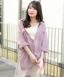 シアーオーバーシャツ