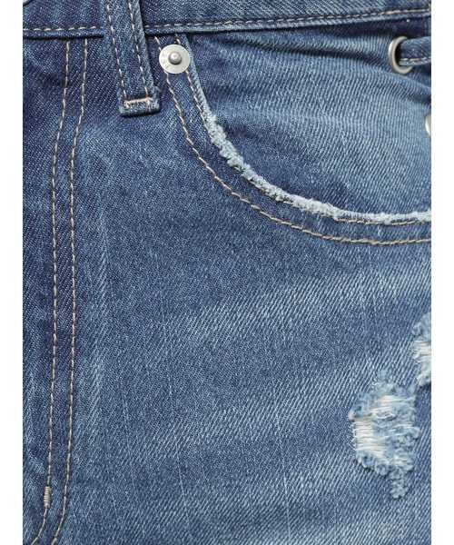 GYDA（ジェイダ）の「バッグレースアップペグトップデニムパンツ（デニムパンツ・レディース・オフホワイト/ブルー・SMALL/MEDIUM）」の19枚目の写真