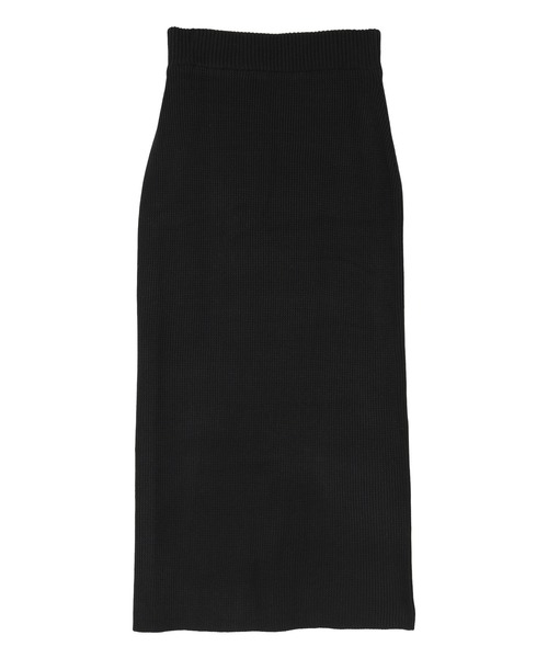 titivate(ティティベイト)の「前後2wayタイトロングニットスカート(スカート・レディース・杢グレー/ブラウン/ブラック/アイボリー/モカ・S/M/L)」の1枚目の写真