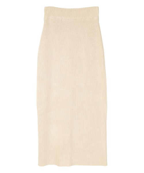 titivate(ティティベイト)の「前後2wayタイトロングニットスカート(スカート・レディース・杢グレー/ブラウン/ブラック/アイボリー/モカ・S/M/L)」の16枚目の写真