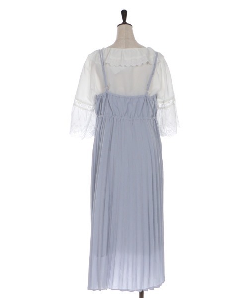 axes femme（アクシーズファム）の「プリーツキャミワンピース