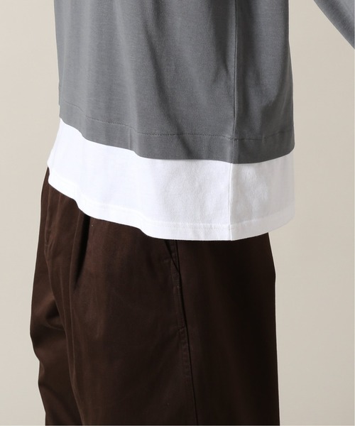 JOURNAL STANDARD(ジャーナルスタンダード)の「フェイクレイヤードL/S(Tシャツ/カットソー・メンズ・ブラック/ベージュ/ライトグリーン/タン/ダークブルー/スミクロ・SMALL/MEDIUM/LARGE)」の22枚目の写真