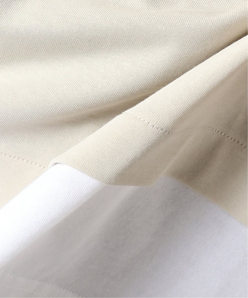 JOURNAL STANDARD(ジャーナルスタンダード)の「フェイクレイヤードL/S(Tシャツ/カットソー・メンズ・ブラック/ベージュ/ライトグリーン/タン/ダークブルー/スミクロ・SMALL/MEDIUM/LARGE)」の9枚目の写真
