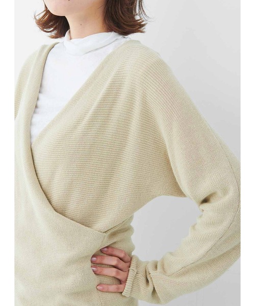 MEDE19F(メデジュウキュウ)の「MEDE19F トルコオーガニックコットンカシュクールニットトップス(ニット/セーター・レディース・カーキ/ライトベージュ・LARGE/XX-LARGE/X-LARGE/MEDIUM)」の10枚目の写真