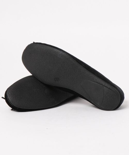 flower（フラワー）の「フラッフィーバレエ（バレエシューズ・レディース・ブラック/ブラウン・6/7/8/9/5）」の4枚目の写真