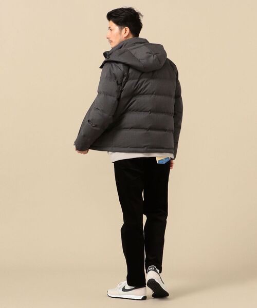 SHIPS（シップス）の「SHIPS: ALLIED FEATHER&DOWN フィルムラミネート加工 ウール ダウンジャケット（ダウンジャケット/コート・メンズ・チャコールグレー/ブラック/ネイビー/ダークグレー・SMALL/MEDIUM/LARGE/X-LARGE）」の11枚目の写真
