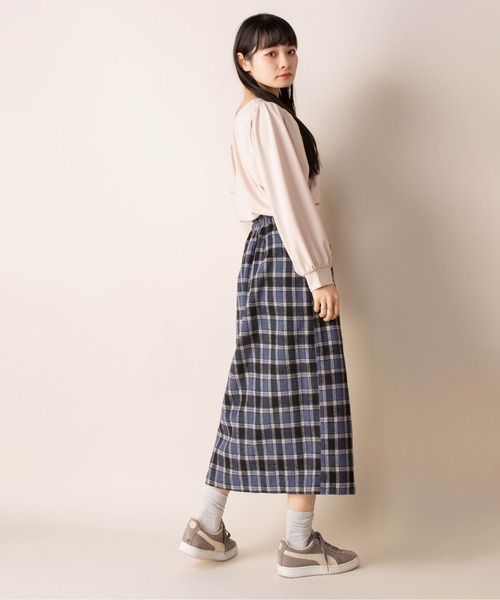 Mysa&Liina（ミーサリーナ）の「フロントZIPスリット入りペンシルスカート（スカート・レディース・ベージュ/ネイビー/ブルー/アイボリー/サンドベージュ・M）」の8枚目の写真