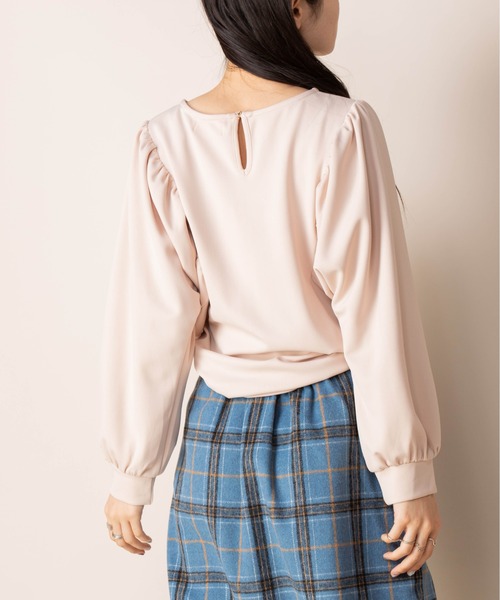 Mysa&Liina（ミーサリーナ）の「フロントZIPスリット入りペンシルスカート（スカート・レディース・ベージュ/ネイビー/ブルー/アイボリー/サンドベージュ・M）」の14枚目の写真