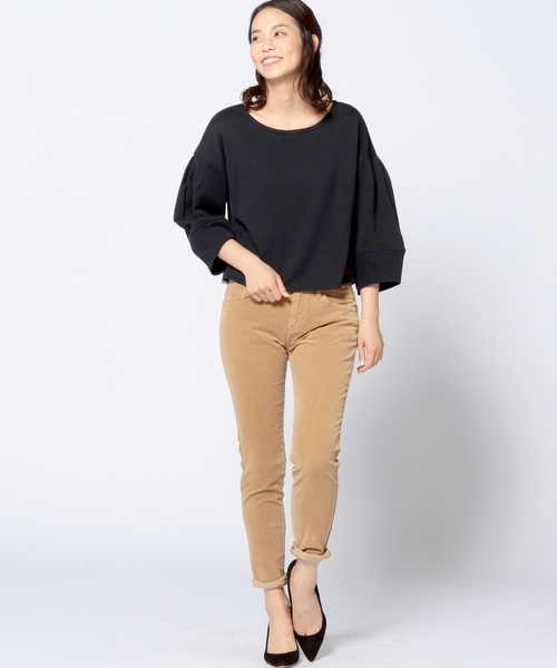 Another Edition(アナザーエディション)の「ストレッチコーデュロイ 5ポケット/ AE STRC CORD 5POC◆(その他パンツ・レディース・ホワイト/ベージュ/ロイヤルブルー・MEDIUM/SMALL)」の5枚目の写真