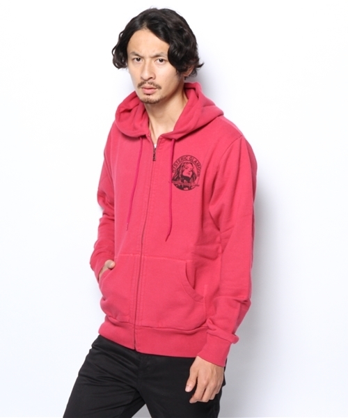 HYSTERIC GLAMOUR（ヒステリックグラマー）の「STAR CIRCLE HEAD pt PK（パーカー・メンズ・ブラック/ピンク/トップグレー・LARGE/MEDIUM/SMALL）」の3枚目の写真