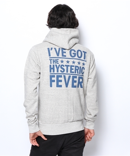 HYSTERIC GLAMOUR（ヒステリックグラマー）の「STAR CIRCLE HEAD pt PK（パーカー・メンズ・ブラック/ピンク/トップグレー・LARGE/MEDIUM/SMALL）」の11枚目の写真