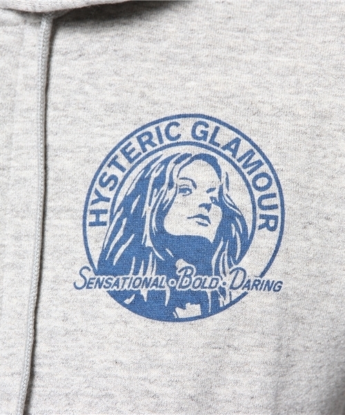 HYSTERIC GLAMOUR（ヒステリックグラマー）の「STAR CIRCLE HEAD pt PK（パーカー・メンズ・ブラック/ピンク/トップグレー・LARGE/MEDIUM/SMALL）」の16枚目の写真