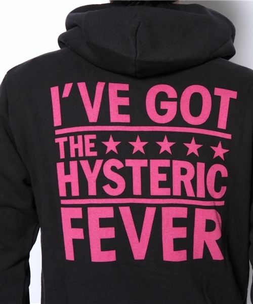 HYSTERIC GLAMOUR（ヒステリックグラマー）の「STAR CIRCLE HEAD pt PK（パーカー・メンズ・ブラック/ピンク/トップグレー・LARGE/MEDIUM/SMALL）」の7枚目の写真