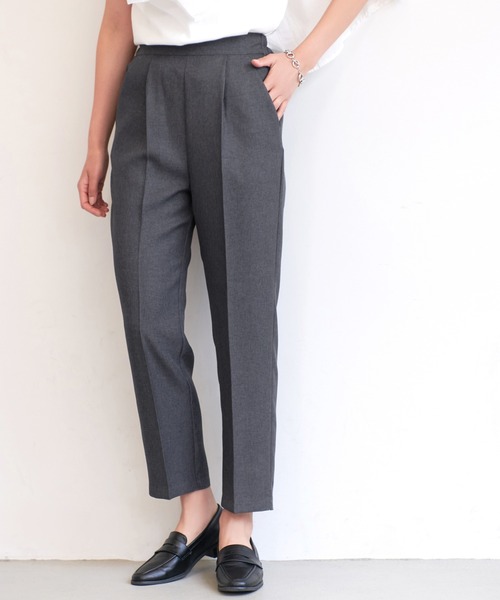 coca（coca）（コカ）の「きれいめスラックス（スラックス・レディース・ブラック/ベージュ・ONE SIZE）」の2枚目の写真