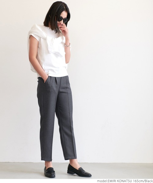 coca（coca）（コカ）の「きれいめスラックス（スラックス・レディース・ブラック/ベージュ・ONE SIZE）」の10枚目の写真