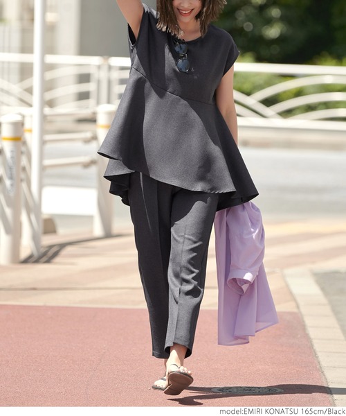 coca（coca）（コカ）の「きれいめスラックス（スラックス・レディース・ブラック/ベージュ・ONE SIZE）」の5枚目の写真