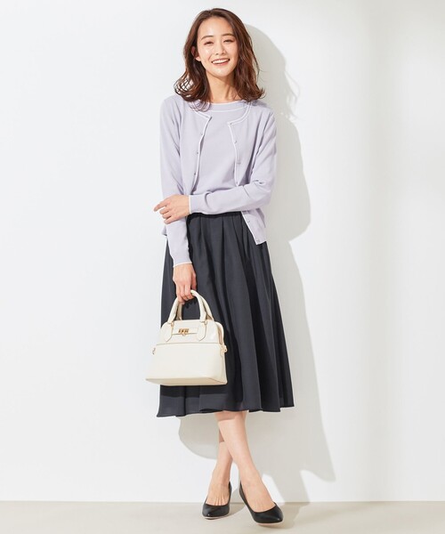 ANY SIS（エニィスィス）の「【洗える】ラインポイント ニット（ニット/セーター・レディース・ライトグリーン系/ネイビー系/ライトイエロー系/ライラック系・4）」の7枚目の写真