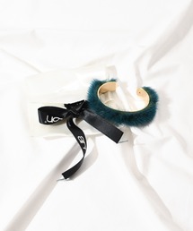 arron（アローン）の「【W】【arron】ナローミンクファーバングル（バングル/リストバンド）」