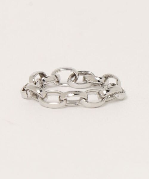 koe(コエ)の「チェーンリング*(リング・レディース・シルバー/ゴールド・FREE)」の2枚目の写真