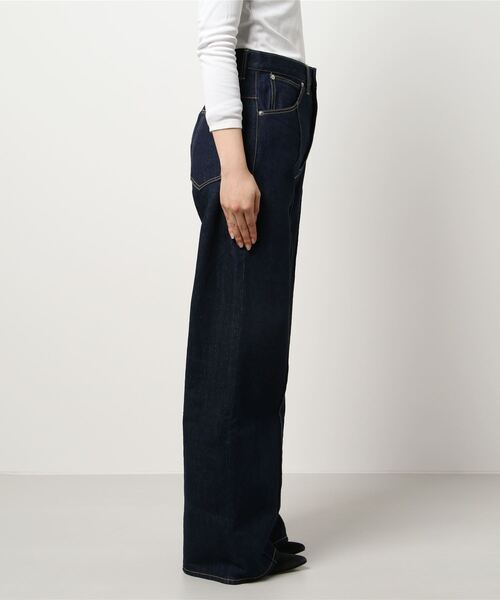 TOMOUMI ONO/トモウミオノ】Denim/ハイウエストワイドデニムパンツ  