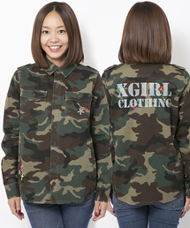 X-girl | 【mini4月号掲載】MILITARY SHIRT(シャツ/ブラウス)